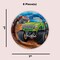8 Count Monster Truck Party Paper Dessert Plates 7 Inch Disposable Tableware for Kids Birthday Celebration